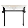 Anzzi 34.5 in. Console Sink in Matte Black with Ceramic Counter Top CS-FGC003-MB